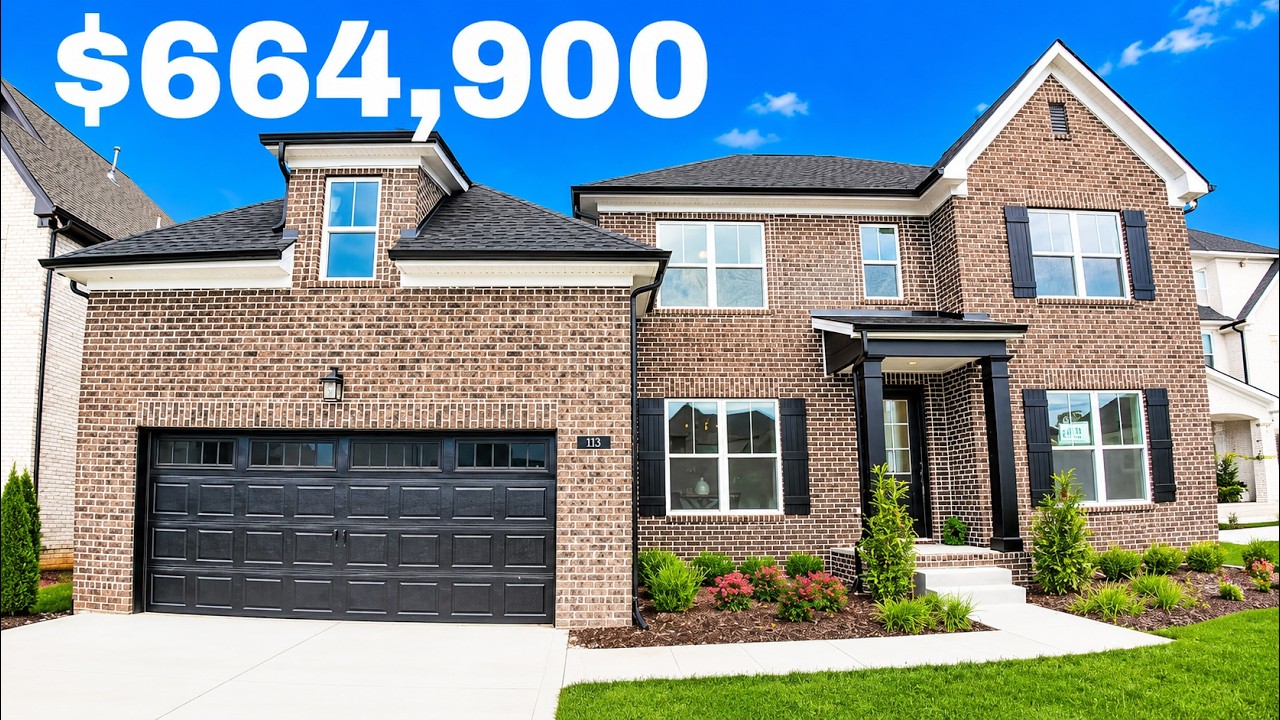 Gallatin Home Tour - New All-Brick With a Gourmet Kitchen - Where to Live In Nashville