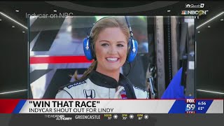 IndyCar shoutout to Lindy Thackston