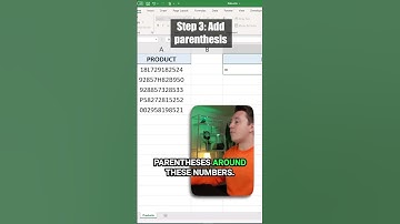 How to Generate Barcodes in Excel #shorts