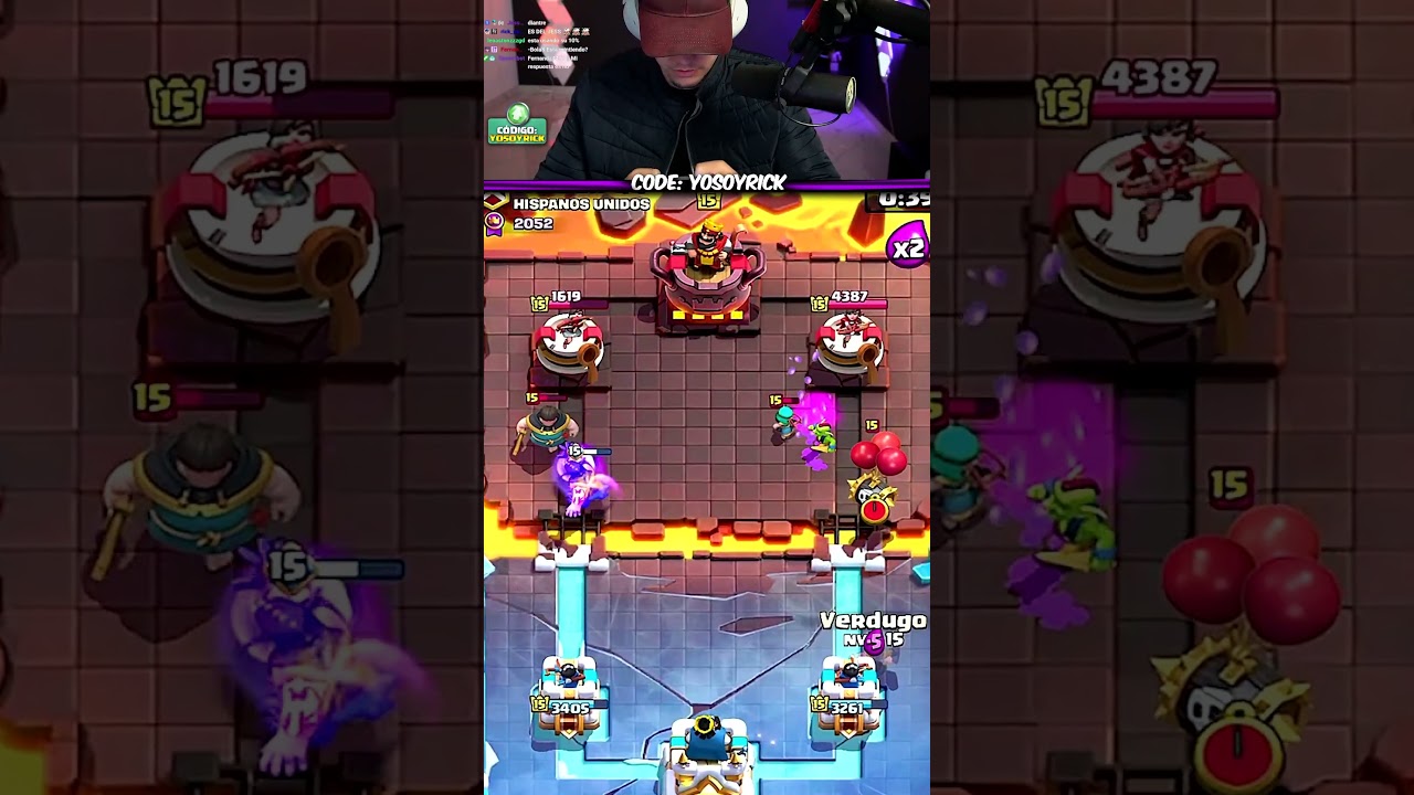La Mejor Evolución de Clash Royale es el Verdugo!!!!