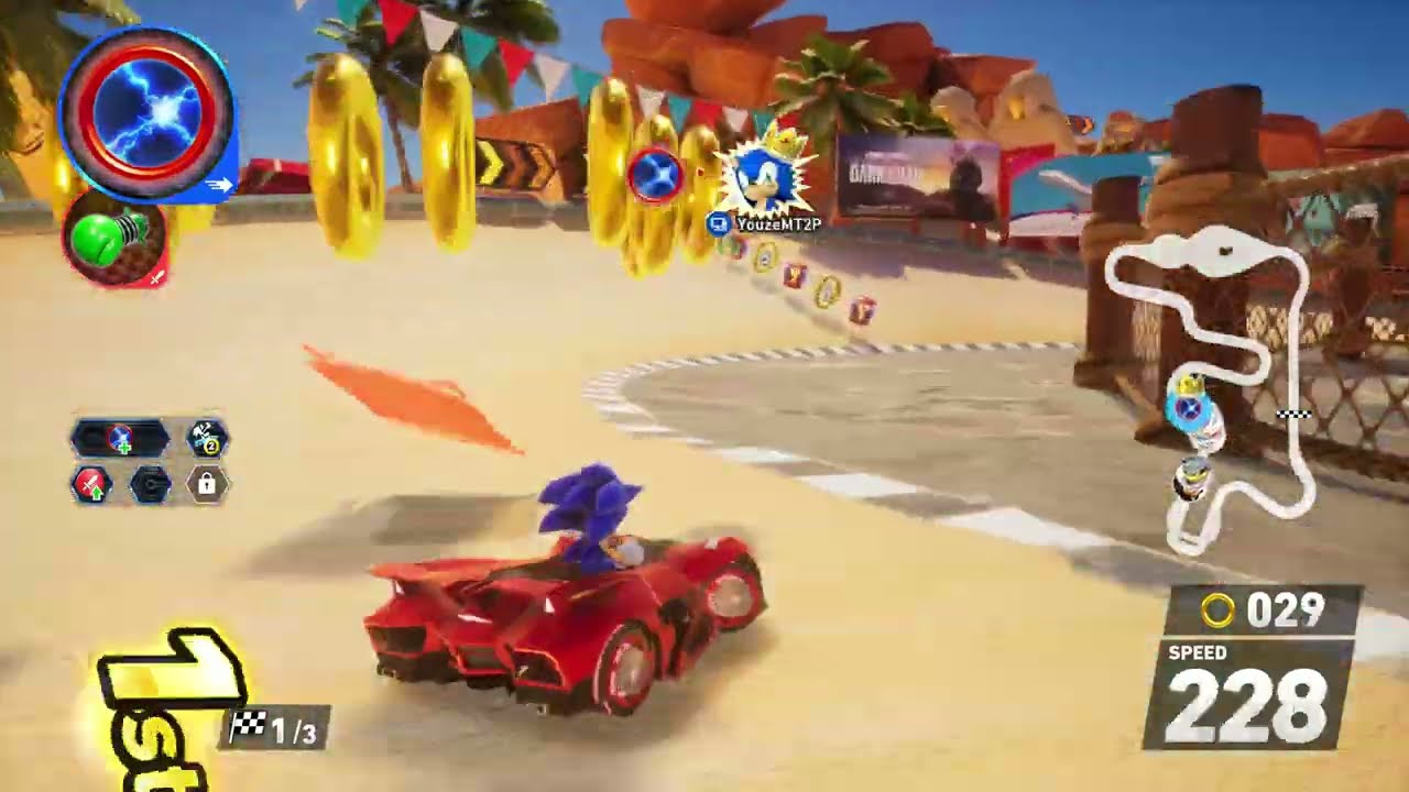 Sonic Racing CrossWorlds Open Network Test collab with 