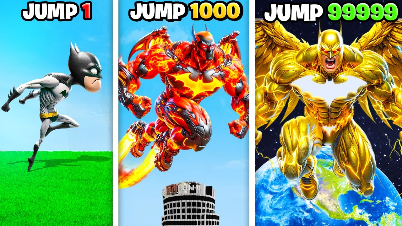 Batman Upgrades With EVERY JUMP In GTA 5!