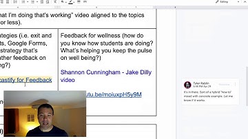Using Suggestions in a Google Doc