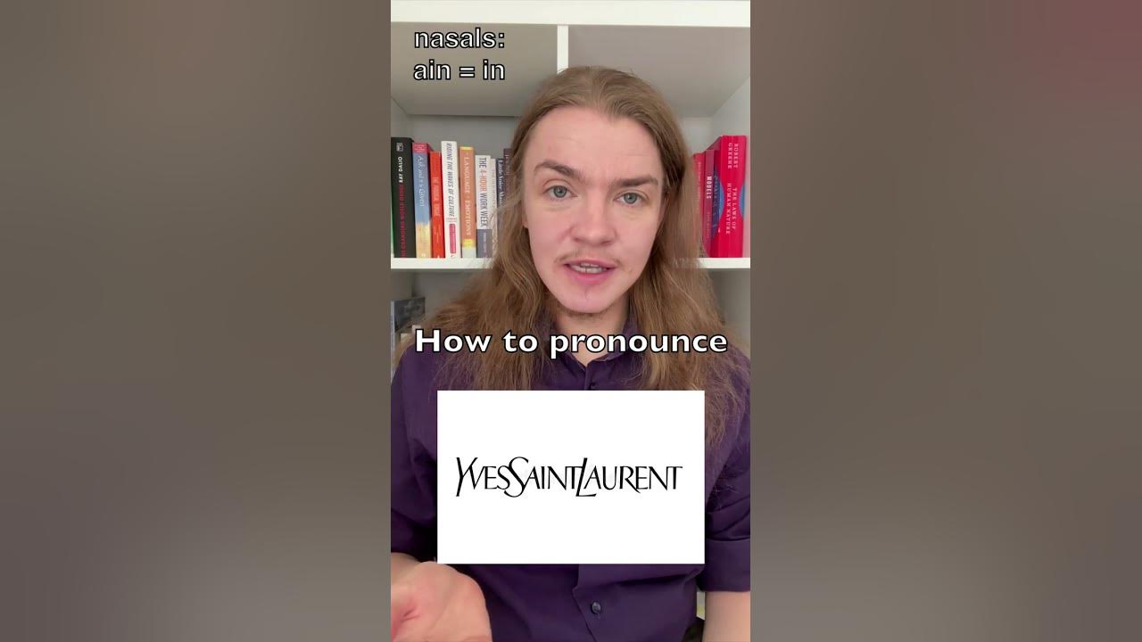 How to pronounce Yves Saint Laurent in #french - #yvessaintlaurent 