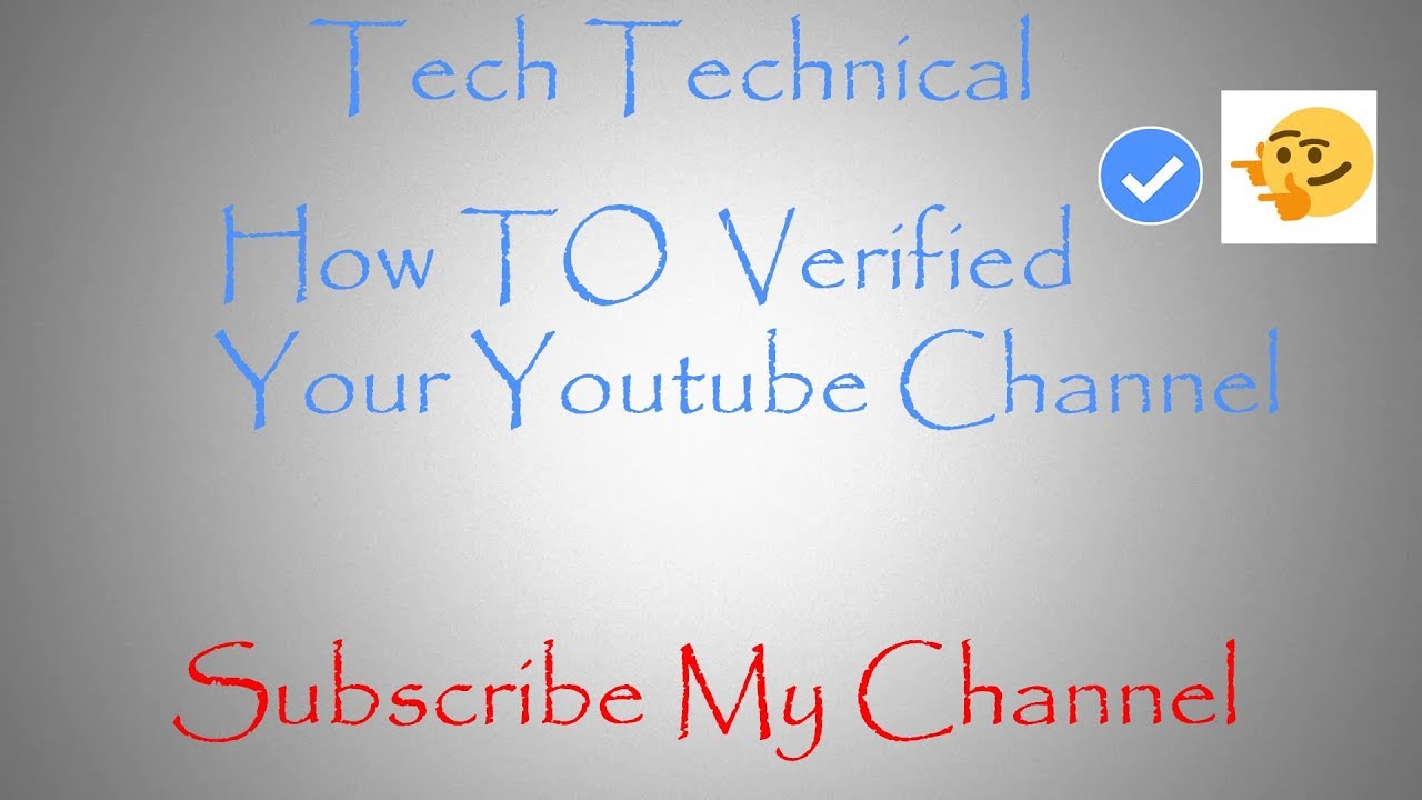 how to verified your youtube channel - YouTube