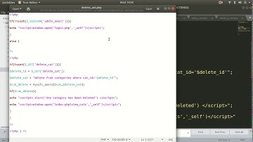 36 Delete Categories | Multivendor Ecommerce Website PHP | Section 3