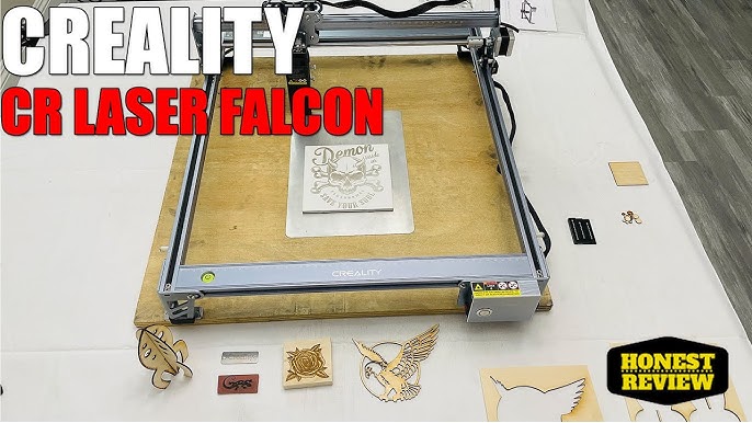 Creality Falcon 2 DETAILED Setup Guide, Assembly, LaserGRBL, Fume