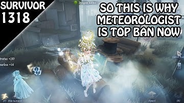 This is why hunter ban Meteorologist - Survivor Rank #1318 (Identity v)