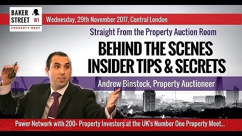 Baker Street Property Meet - Wed 29th Nov
