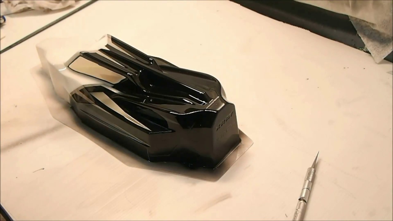 How To Paint an RC car body with liquid mask