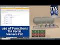 How to use functions in the TIA Portals || Motor Block || Multiple motors programming