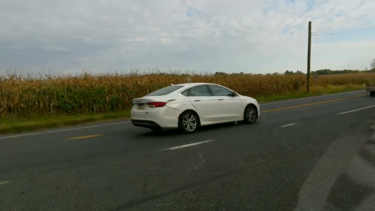 To the Squeeze-in a hot dog place in Sunbury my bike is longer than the building part 13