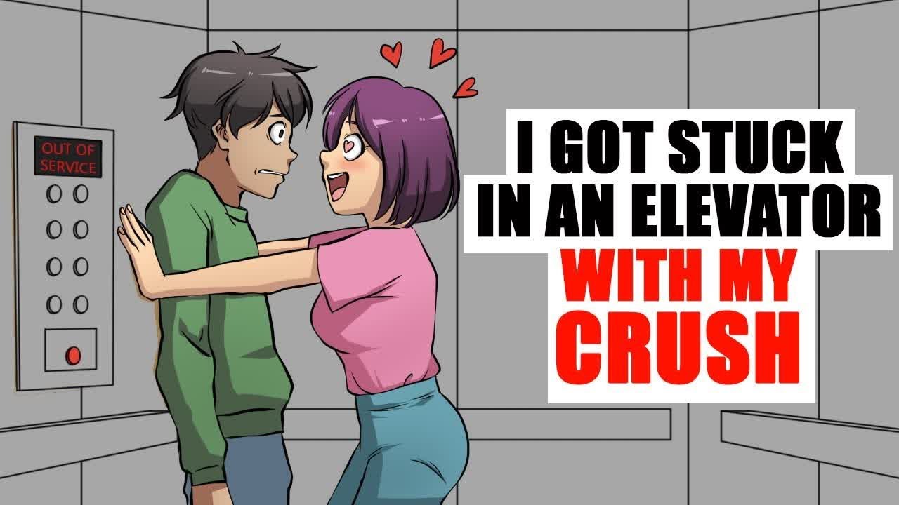I Got Stuck In Elevator With My Crush - YouTube