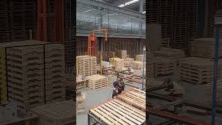 KBJ101-Semi-automatic wooden pallet production line