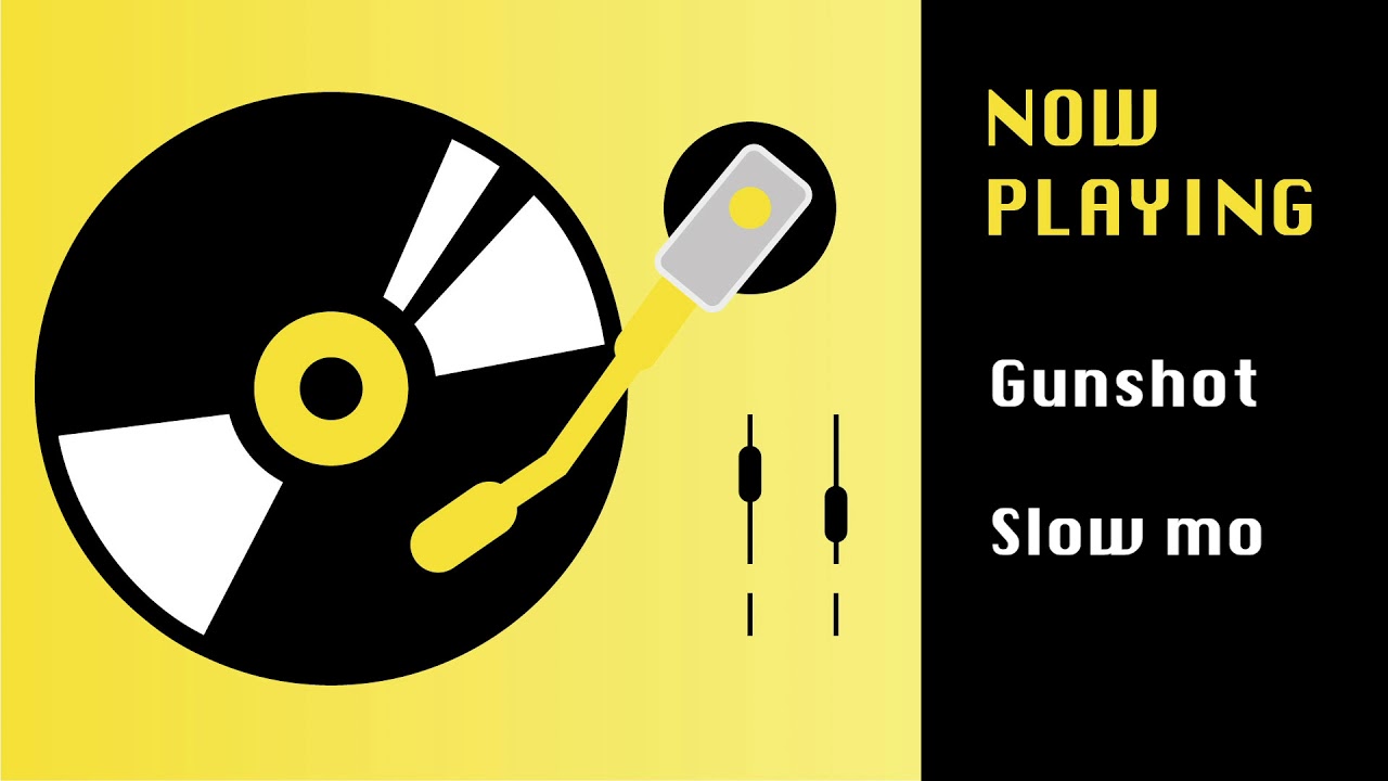 Slow Motion Gunshot Sound Effect No copyright YouTube