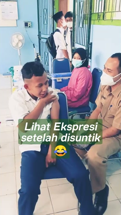 Ekspresi Lucu Takut Jarum Suntik #shorts #story #tiktok #vaksin #coronavirus #booster #suntikvaksin