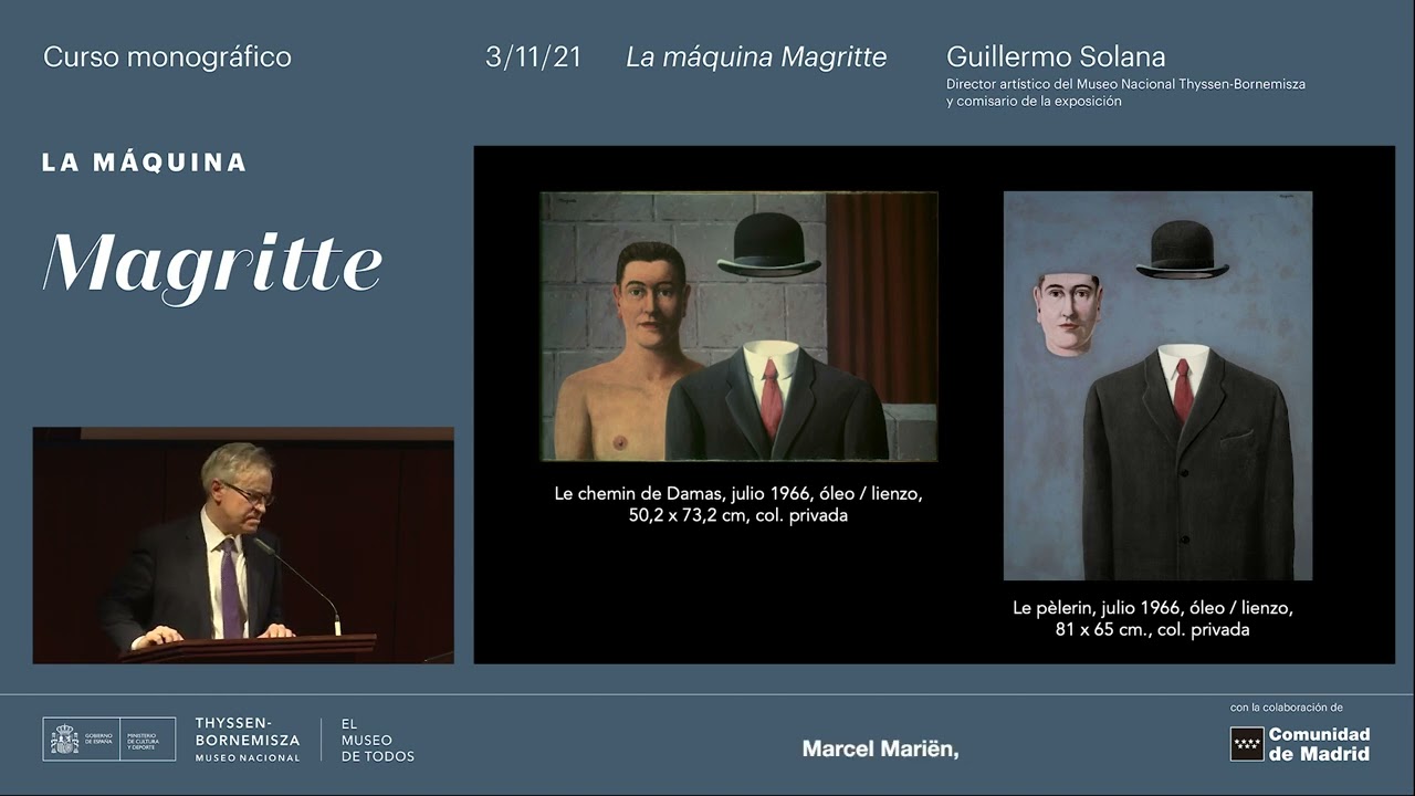 La máquina Magritte, conferencia de Guillermo Solana