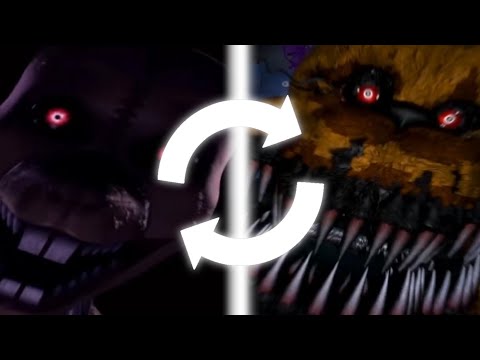 Fnaf 4 and Fnac 3 but their Jumpscare are Swapped | Fnaf
