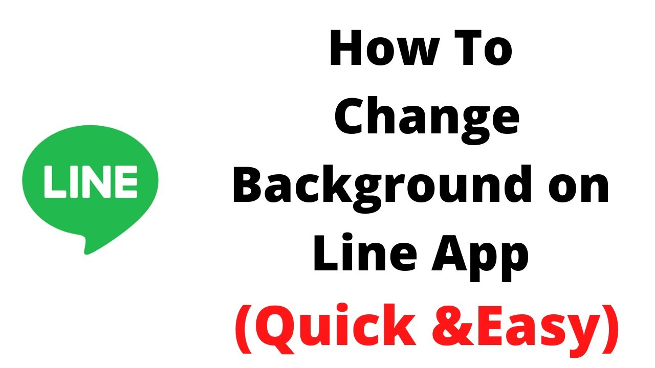 how to change background on line app,how to change line profile ...
