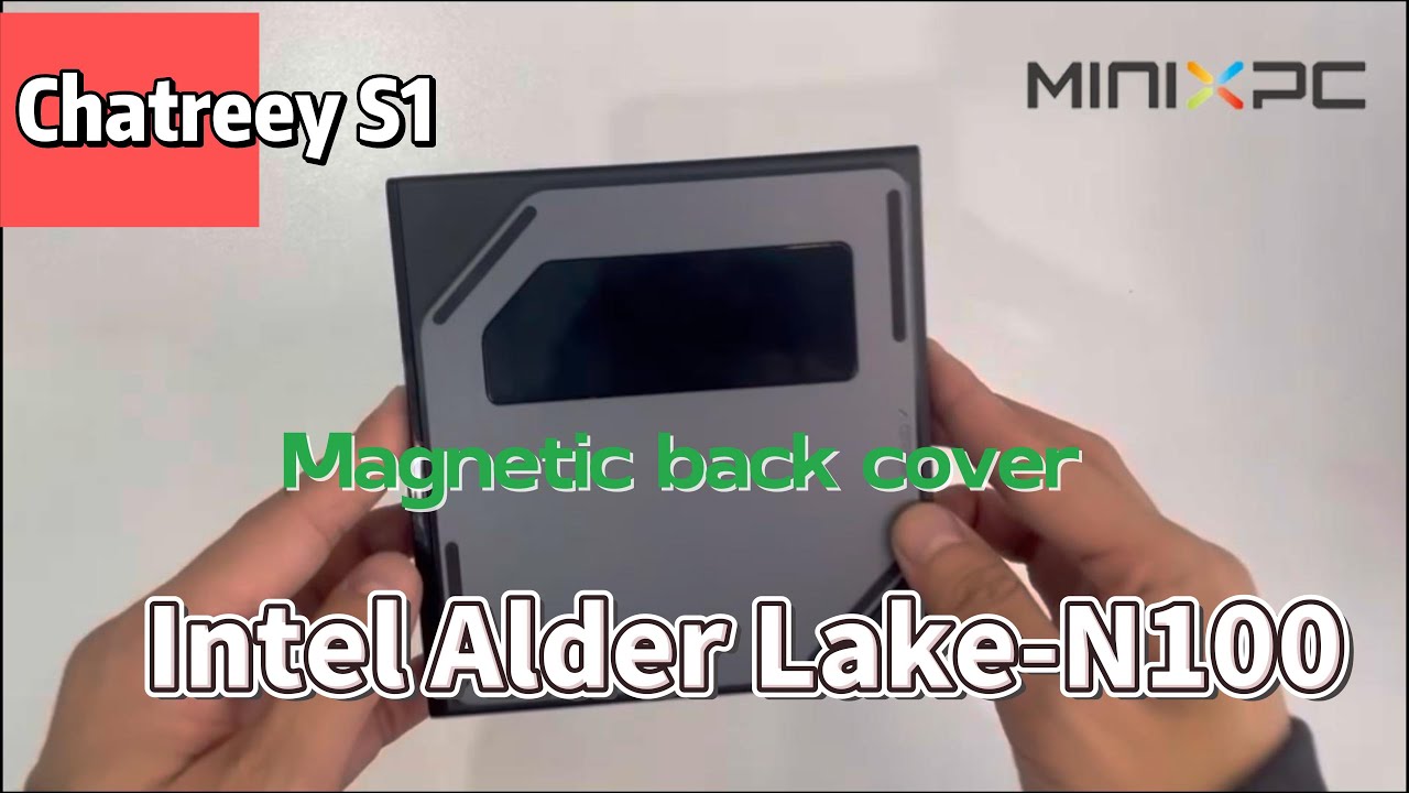 Chatreey S1 RGB Mini PC Intel Alder Lake-N100 16GB DDR4 Vertical