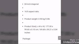 Pyle 16″ Indoor / Outdoor 80 Watt PA Horn Speaker w/ 70-100V Transformer 84 inch Portable 16:9 Indoor Outdoor Home Theater Presentation Projector Screen