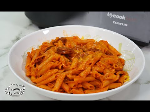 Como hacer macarrones con chorizo con Mycook de Taurus