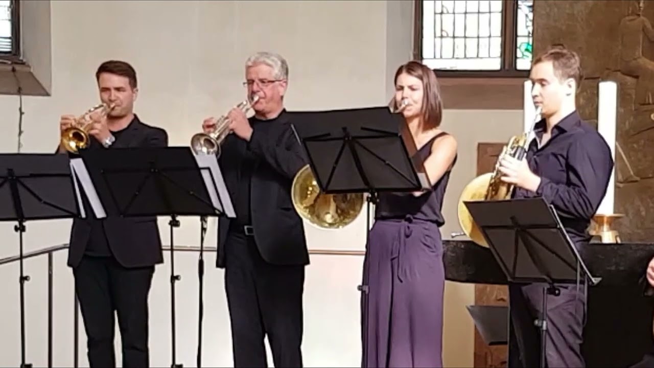 Richard Strauss „Feierlicher Einzug“ – Martin Lücker, Orgel – Frankfurt Chamber Brass