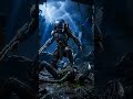 Predator vs. Alien: The Rainy Jungle Hunt #predator #yautja #avp #xenomorph #alien #predators