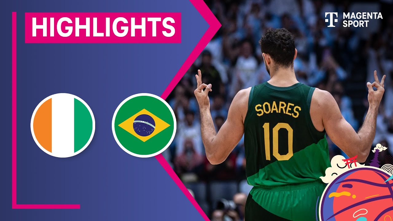 Elfenbeinküste - Brasilien, Highlights mit Live-Kommentar FIBA Basketball-WM 2023 MAGENTA SPORT