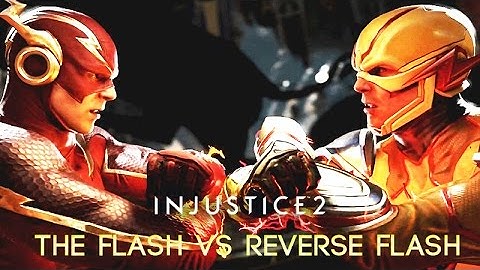 The Flash vs Reverse-Flash (INJUSTICE 2) Rival Clashes, Intros, Super Moves