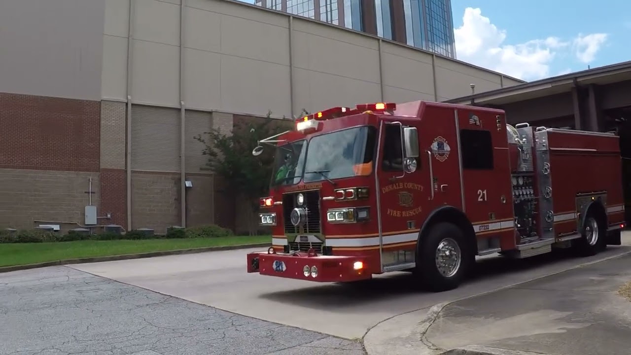 Dekalb County Fire Department Engine 21 Responding 7/15/21