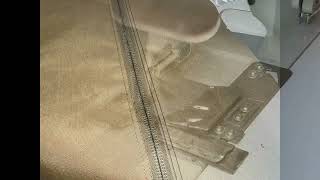 Double Needle Lock Stitch for Hemming.  Model CS-8720D with 506-R Hemmer