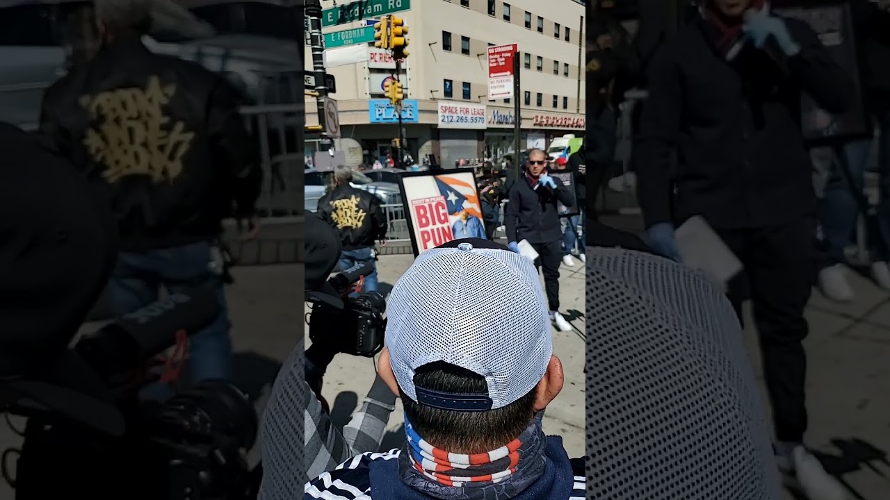 Hip Hop Blvd supporting The Big Pun co-naming ceremony for BIG PUN PLAZA March 22, 2021 