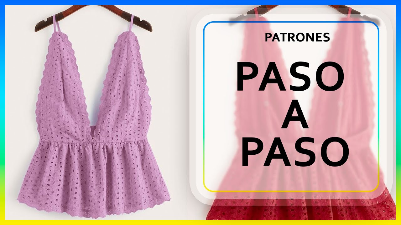 DIY Blusa para dama hermosa PATRON - YouTube