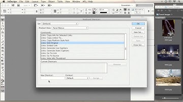 Creating Keyboard Shortcuts in InDesign