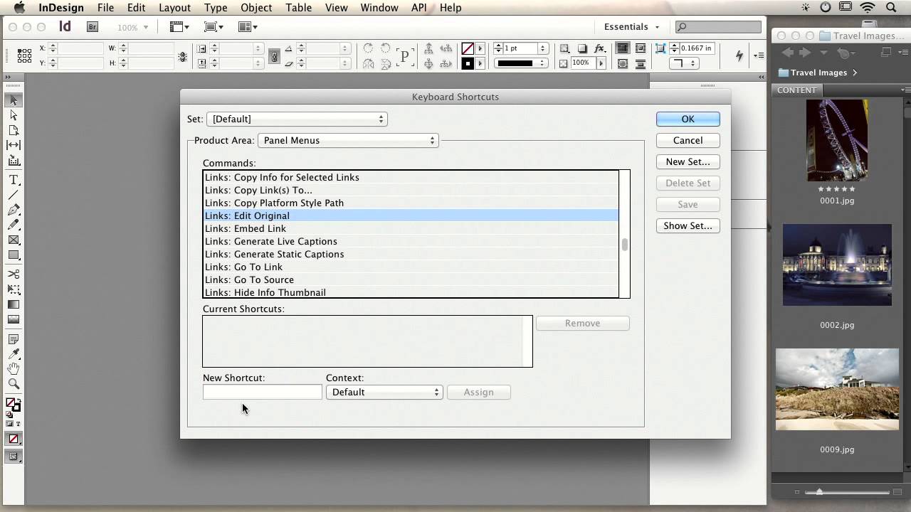 creating keyboard shortcuts in indesign youtube indesign shortcuts