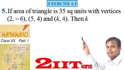 DETERMINANTS Exercise 4.3 Q5 NCERT Class XII | IIT JEE | IIT JEE