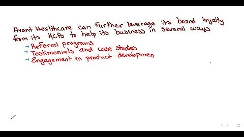 How can Avant Healthcare further leverage its brand loyalty from its HCPs to helping its business?