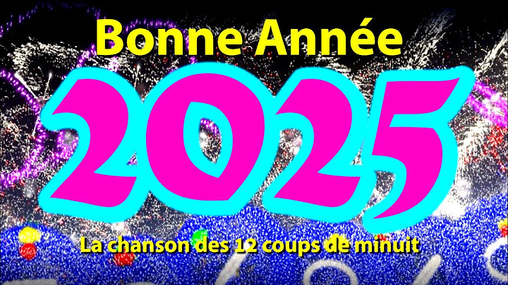 Bonne Année 2025 Avec compte à rebours de 5 secondes