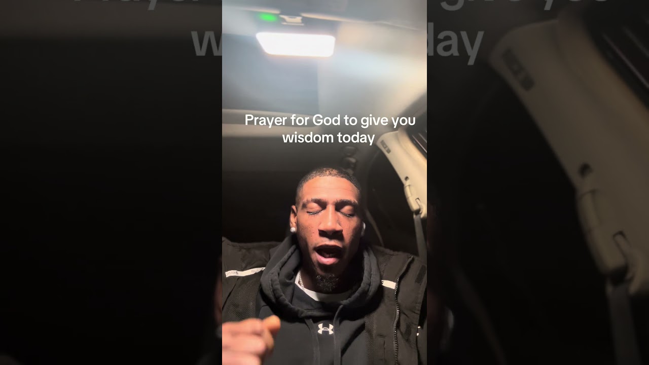 Prayer for God to give you wisdom today 