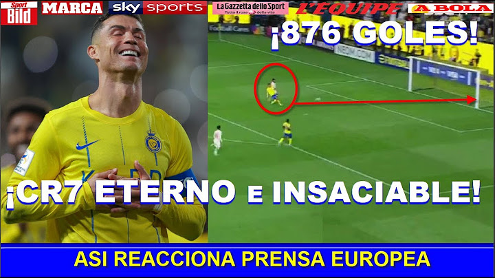 🔥 ASI REACCIONA PRENSA INGLESA a GOL de CRISTIANO RONALDO AL NASSR vs AL FEHIA