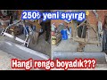 ESKİ EKİPMAN TESVİYE KÜREĞİ 250₺'YE YENİ GİBİ OLDU. TESVİYE KÜREĞİMİZİ BOYADIK. [GoPro]