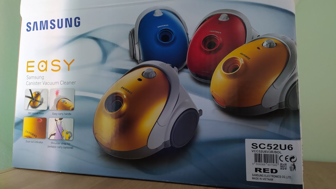 Samsung vacuum cleaner SC52U6 - Short review - YouTube