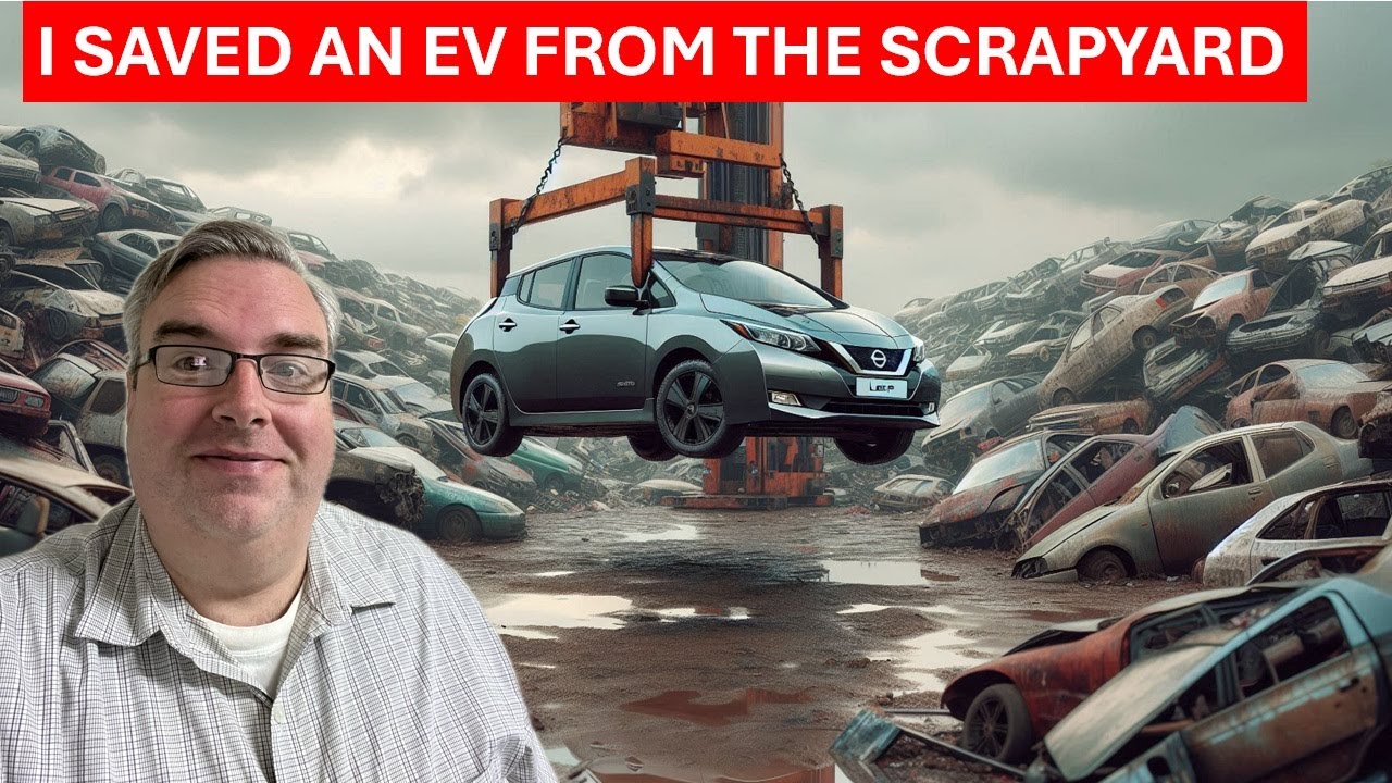 Спасение Nissan Leaf 2015 года со свалки