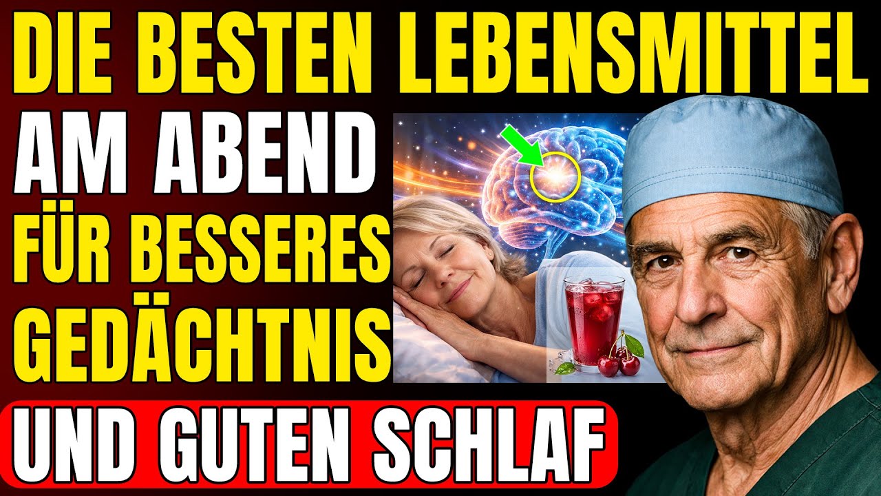 5 Lebensmittel für den Abend, die das Gedächtnis stärken und einen guten Schlaf fördern