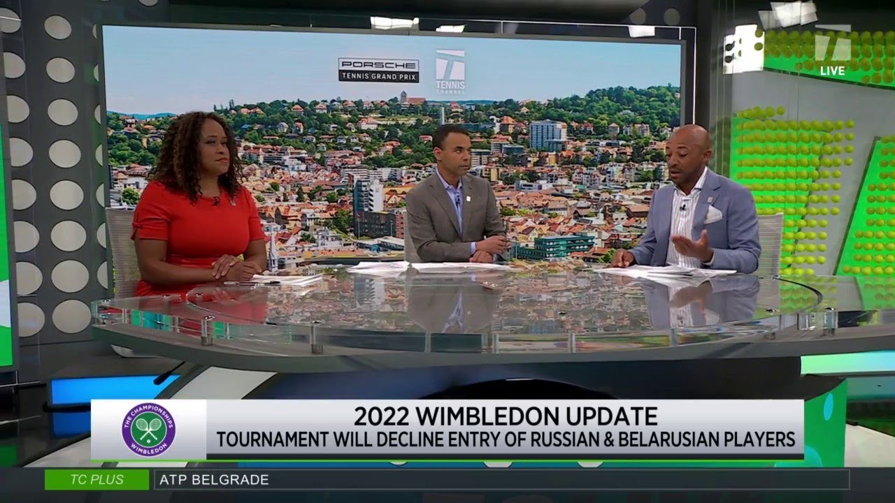 Tennis Channel Live Wimbledon Declines Entry of Russian and Belarusian Players