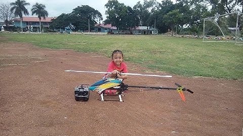 3D Helicopter Flying | A ALIGN 550L Helicopter controlled by Radiolink AT9S