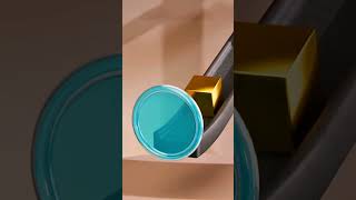 0% vs 100% Softness 3D Soft Body Simulation #3d #shorts #blender
