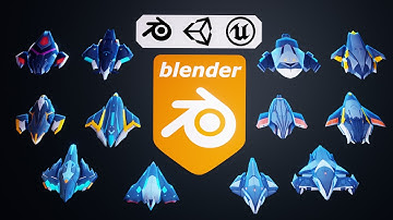 12 Unique Game-Ready Spaceship Models 🌌