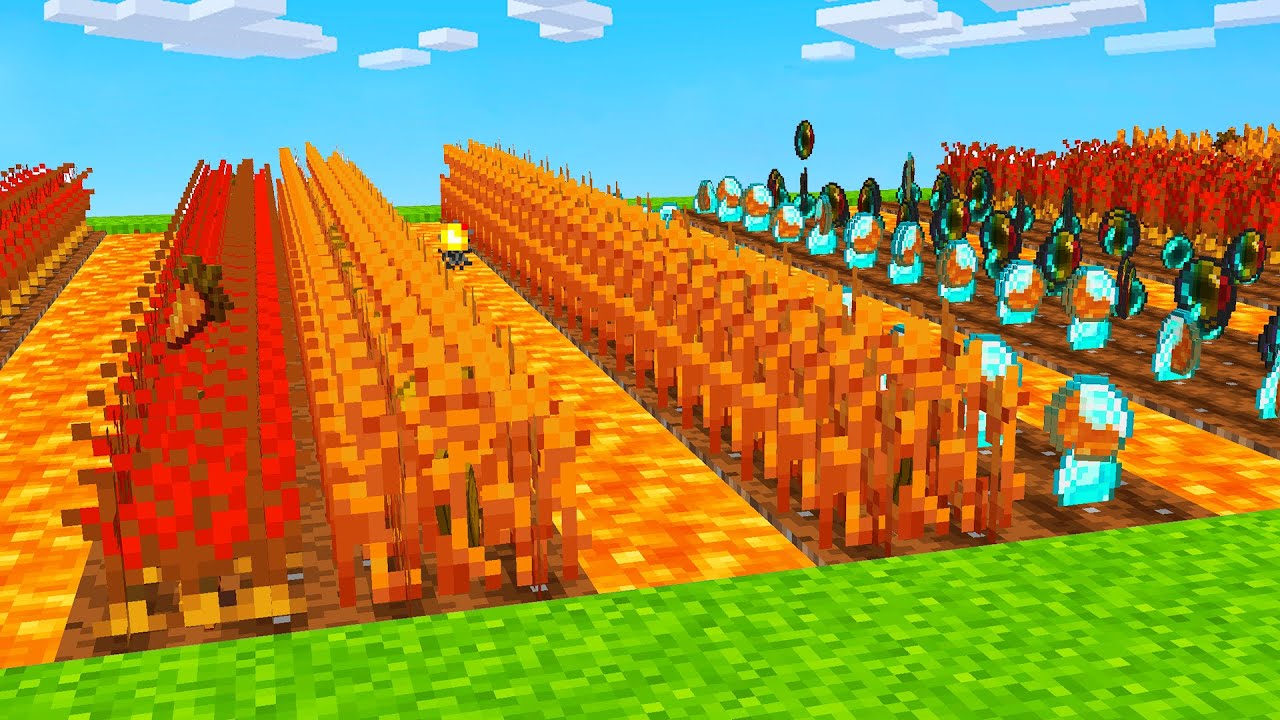 Minecraft But You Farm With Lava... - YouTube